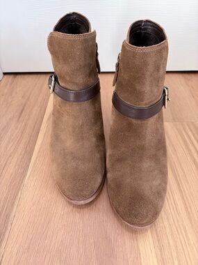 Cole Haan Women’s Brown Suede Ankle Boots